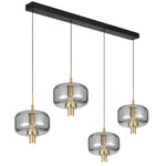 Telbix Lighting Indoor Pendants VOLEN 4 LIGHT BAR PENDANT Lights-For-You VOLEN PE4B-BKSM