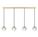 Telbix Lighting Indoor Pendants Zaha Bar LED Pendant Light 4Lt Lights-For-You ZAHA PE04-AGCR 9329501057599