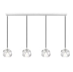 Telbix Lighting Indoor Pendants Zaha Bar LED Pendant Light 4Lt Lights-For-You ZAHA PE04-CHCR 9329501057582