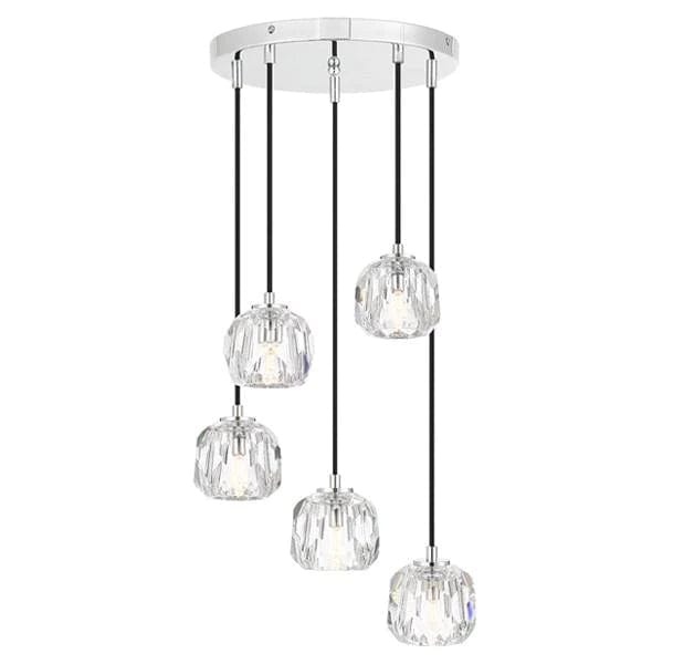 Telbix Lighting Indoor Pendants Zaha LED Pendant Light 5Lt Lights-For-You