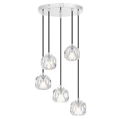 Telbix Lighting Indoor Pendants Zaha LED Pendant Light 5Lt Lights-For-You