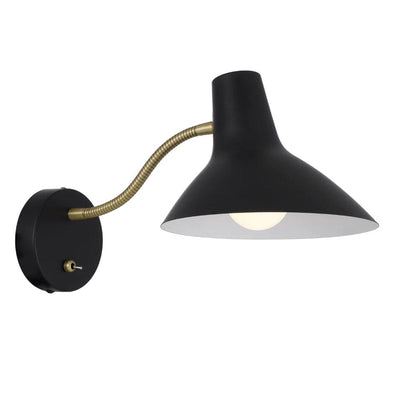 Telbix Lighting Indoor Wall Lights Farbon Short Indoor Wall Light Lights-For-You FARBON WBS-BK 9329501062487