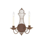 Telbix Lighting Indoor Wall Lights Laila Wall Light 2 Lt E14 in Antique Bronze Lights-For-You LAILA TL-AGIV 9329501061152