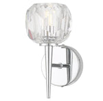 Telbix Lighting Indoor Wall Lights LED Wall Light 1Lt w/ Crystal Glass Lights-For-You ZAHA WB1-CHCR 9329501057643
