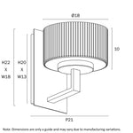 Telbix Lighting Indoor Wall Lights Moreno indoor Wall Light in Antique Gold, Antique Silver or Black Lights-For-You