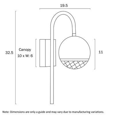 Telbix Lighting Indoor Wall Lights Oneta Arm Indoor Wall Light 1Lt Black or White Lights-For-You