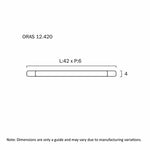 Telbix Lighting Indoor Wall Lights Oras Indoor LED Wall Light CCT 12w Lights-For-You ORAS 12.420-BK3C 9329501052754