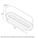 Telbix Lighting Indoor Wall Lights Straton Gypsum Indoor Wall Lights-For-You STRATON WB-WH 9329501068786