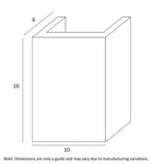 Telbix Lighting Indoor Wall Lights Tolard Gypsum Indoor Wall Light Lights-For-You TOLARD WB-WH 9329501068762