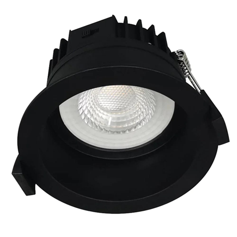 Telbix Lighting LED Downlights Black 90mm LED Downlight 9w Black, White Lights-For-You MACRO DL105-BK3C