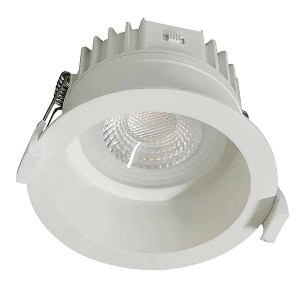 Telbix Lighting LED Downlights 90mm LED Downlight 9w Black, White Lights-For-You MACRO DL105-WH3C 9329501063781