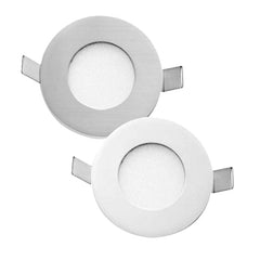 Telbix Lighting LED Downlights Stow LED Stair/Step Light Round in Nickel or White w/ 3000k or 5000k Lights-For-You