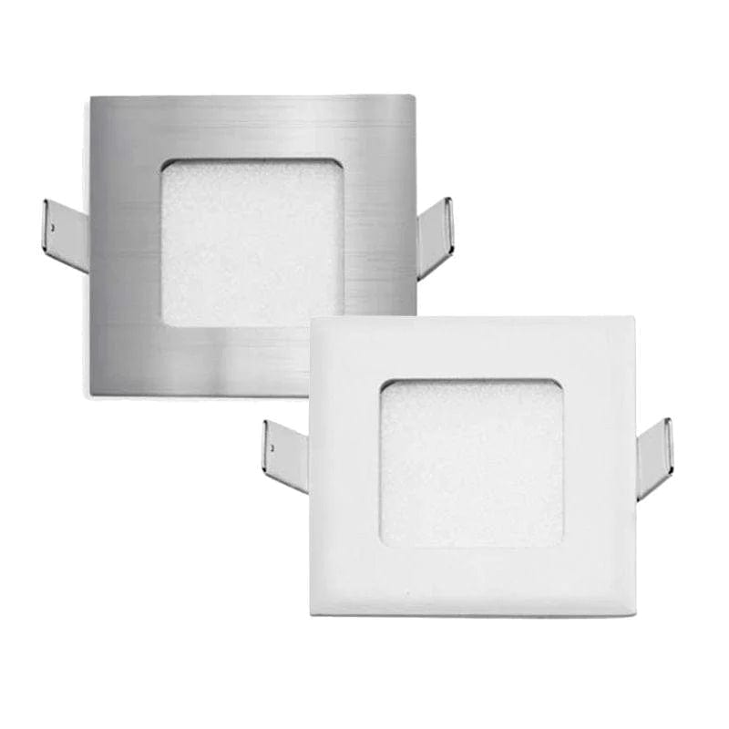 Telbix Lighting LED Downlights Stow LED Stair/Step Light Square in Silver or White w/ 3000k or 5000k Lights-For-You