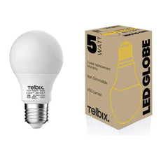 Telbix Lighting LED Globes 5w LED E27 A60 Globe Warm Lights-For-You