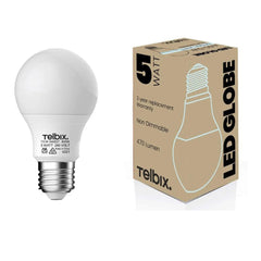 Telbix Lighting LED Globes 5w LED E27 A60 Globe Warm Lights-For-You G A605E27OP840