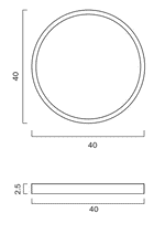 Telbix Lighting LED Oyster Light SKY 40 ROUND OYSTER Lights-For-You