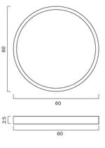 Telbix Lighting LED Oyster Light SKY 60 ROUND OYSTER Lights-For-You