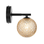 Telbix Lighting Lighting FELTON 1 LIGHT WALL LIGHT BLACK Lights-For-You FELTON WB1-BKAMT