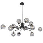 Telbix Lighting Lighting FELTON 12 LIGHT PENDANT BLACK Lights-For-You FELTON PE12BKSM