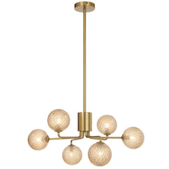 Telbix Lighting Lighting FELTON 6 LIGHT PENDANT ANTIQUE GOLD Lights-For-You FELTON PE06AGAMT