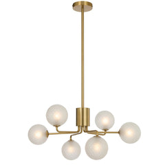 Telbix Lighting Lighting FELTON 6 LIGHT PENDANT ANTIQUE GOLD Lights-For-You FELTON PE06AGFRT