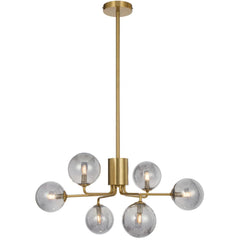 Telbix Lighting Lighting FELTON 6 LIGHT PENDANT ANTIQUE GOLD Lights-For-You FELTON PE06AGSMT