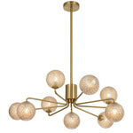 Telbix Lighting Lighting FELTON 9 LIGHT PENDANT ANTIQUE GOLD Lights-For-You FELTON PE09AGAMT