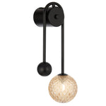 Telbix Lighting Lighting FELTON ARM WALL LIGHT BLACK Lights-For-You FELTON WBA-BKAMT