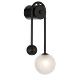 Telbix Lighting Lighting FELTON ARM WALL LIGHT BLACK Lights-For-You FELTON WBA-BKFRT