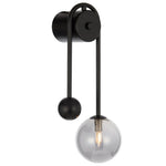 Telbix Lighting Lighting FELTON ARM WALL LIGHT BLACK Lights-For-You FELTON WBA-BKSM