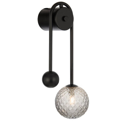 Telbix Lighting Lighting FELTON ARM WALL LIGHT BLACK Lights-For-You FELTON WBA-BKSMT