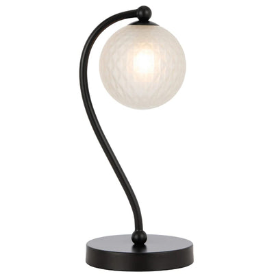 Telbix Lighting Lighting FELTON TABLE LAMP BLACK Lights-For-You