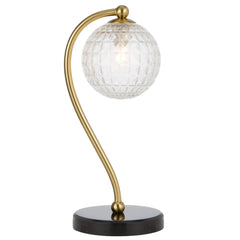 Telbix Lighting Lighting FELTON TABLE LAMP BLACK MARBLE Lights-For-You FELTON TL-BKMCLP