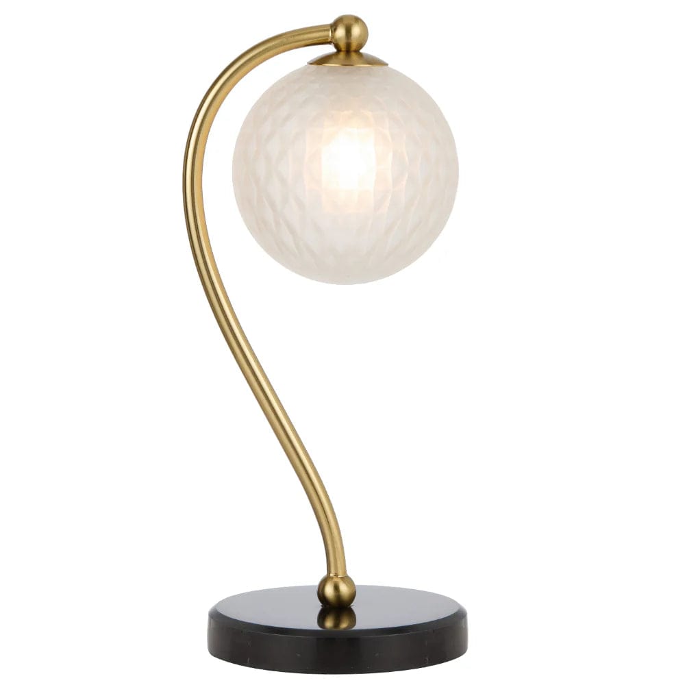 Telbix Lighting Lighting FELTON TABLE LAMP BLACK MARBLE Lights-For-You FELTON TL-BKMOM