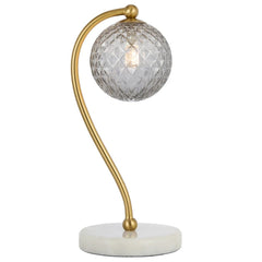 Telbix Lighting Lighting FELTON TABLE LAMP WHITE MARBLE Lights-For-You FELTON TL-WHMSMT