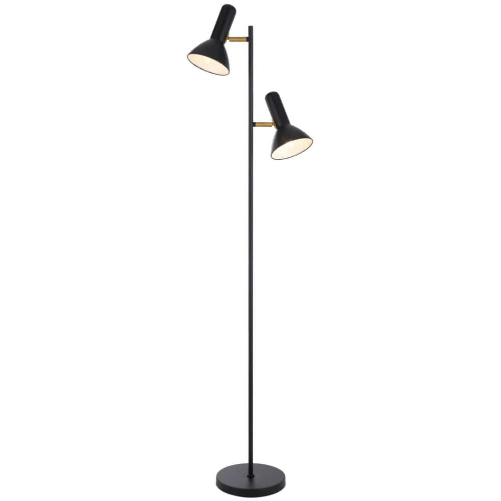 Telbix Lighting Lighting HYVIK FLOOR LAMP Lights-For-You HYVIK FL2-BK