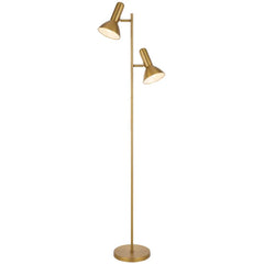 Telbix Lighting Lighting HYVIK FLOOR LAMP Lights-For-You HYVIK FL2-BRS