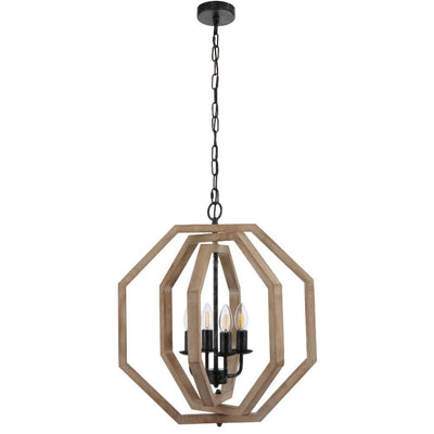 Telbix Lighting Lighting INDIO 4 LIGHT PENDANT Lights-For-You INDIO PE4-BK