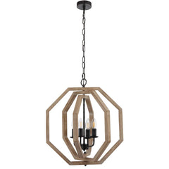 Telbix Lighting Lighting INDIO 4 LIGHT PENDANT Lights-For-You INDIO PE4-BK