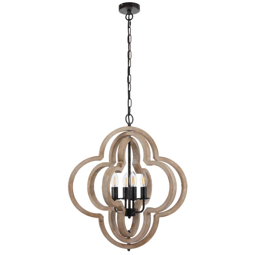 Telbix Lighting Lighting OMAR 4 LIGHT PENDANT Lights-For-You OMAR PE4-BK