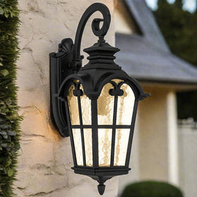 Telbix Lighting Lighting Black Shelton Outdoor Wall Light in Black or White Lights-For-You SHELTON EX-BK