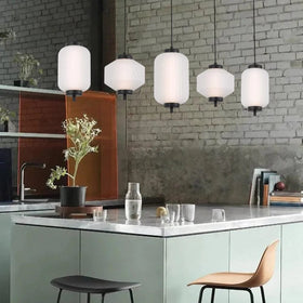 Telbix Lighting Lighting Torso Bar LED Pendant Lamp 5Lt 28w in Black or Brass Lights-For-You