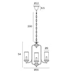 Telbix Lighting Lighting Velden 4 Light Pendant Copper - VELDEN PE04-CP Lights-For-You VELDEN PE04-CP