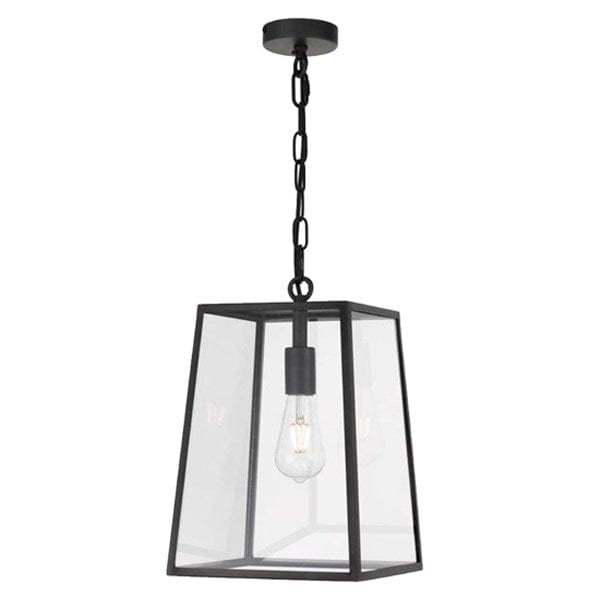 Telbix Lighting Outdoor Pendants Cantena 25 Industrial Pendant Light Large 1Lt Lights-For-You CANTENA PE25-BK 9329501060735