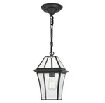 Telbix Lighting Outdoor Pendants Rye Outdoor Glass Pendant Light 1Lt/3Lt Lights-For-You RYE PE27-BK 9329501056905