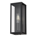 Telbix Lighting Outdoor Wall Lights Arzano Outdoor Wall Light Small 1Lt in Antique Brass or Black Lights-For-You ARZANO WB25-BK 9329501060629