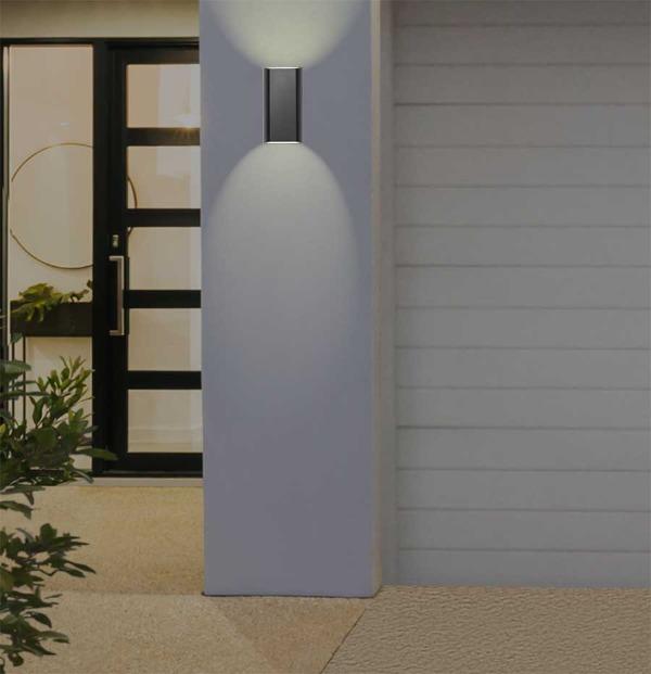 Telbix Lighting Outdoor Wall Lights Bloc Outdoor LED Up/Down Wall Light Lights-For-You