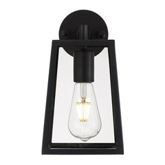 Telbix Lighting Outdoor Wall Lights Cantena Outdoor Wall Light Small 1Lt Lights-For-You CANTENA WB15-BK 9329501060674