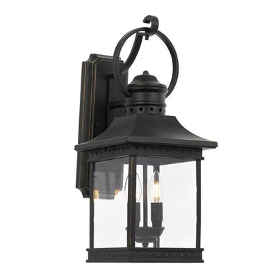 Telbix Lighting Outdoor Wall Lights Fergus Outdoor Wall Light 2Lt Lights-For-You FERGUS EX-BK 9329501051863