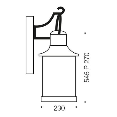 Telbix Lighting Outdoor Wall Lights Fergus Outdoor Wall Light 2Lt Lights-For-You FERGUS EX-BK 9329501051863